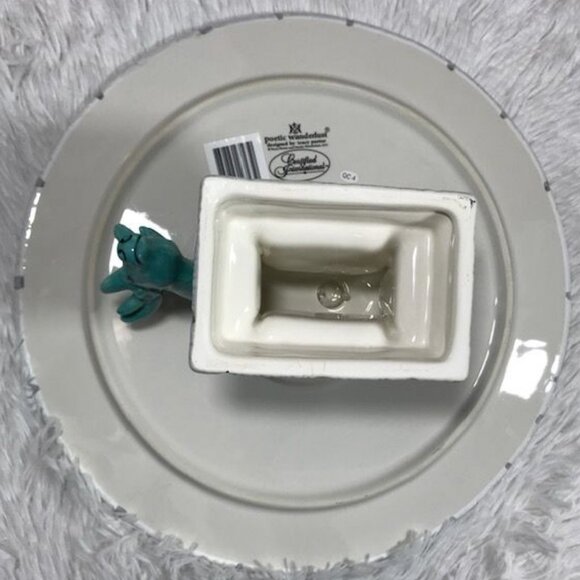 Poetic Wanderlust x Tracy Porter Fanciful Deer Floral Plaid Cake Pastry Plate - Picture 13 of 14